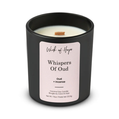 Whispers of Oud Candle | Oud + Incense