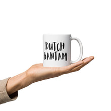 Mug blanc brillant Bantam hollandais