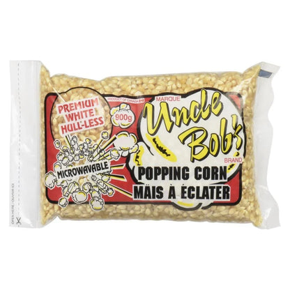 White Hull-less Popcorn Kernels (900g)