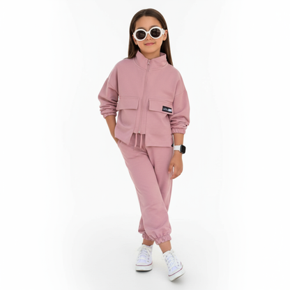 Ensemble Décontracté Filles Chic avec Poches
