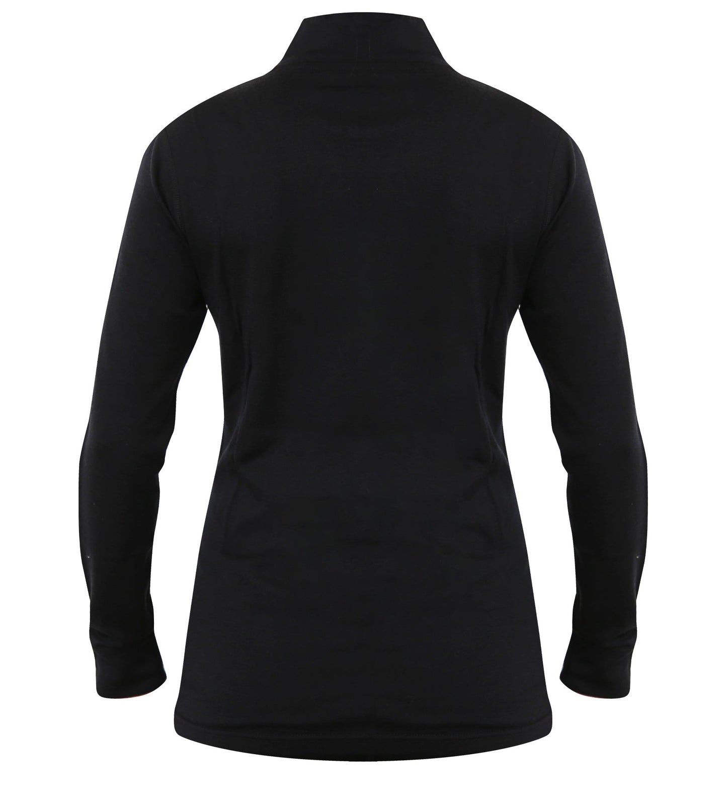 Chandail 1/4 zip en laine mérinos pour femme — Poids moyen