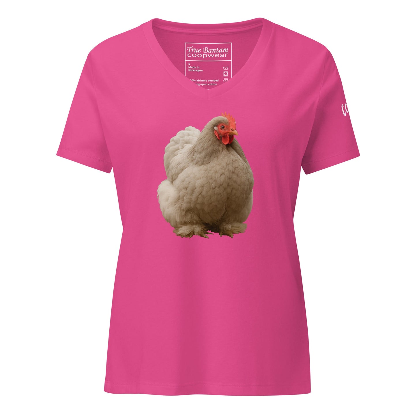 T-shirt col V décontracté Cochin pour femme