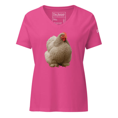 T-shirt col V décontracté Cochin pour femme