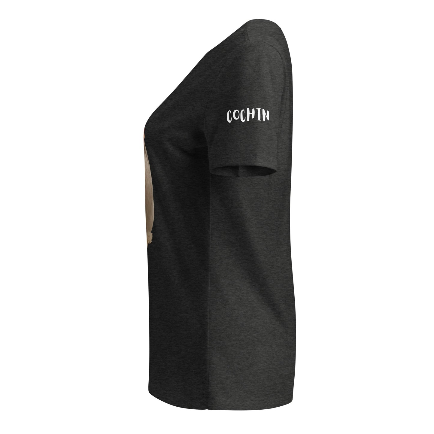 T-shirt col V décontracté Cochin pour femme