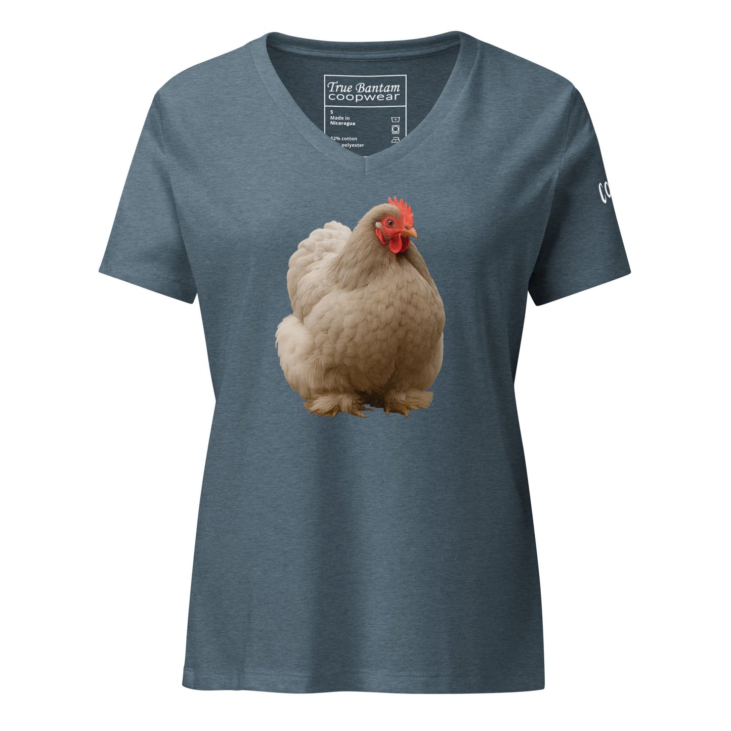 T-shirt col V décontracté Cochin pour femme