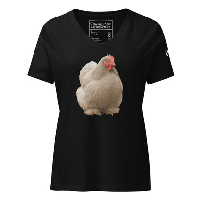 T-shirt col V décontracté Cochin pour femme