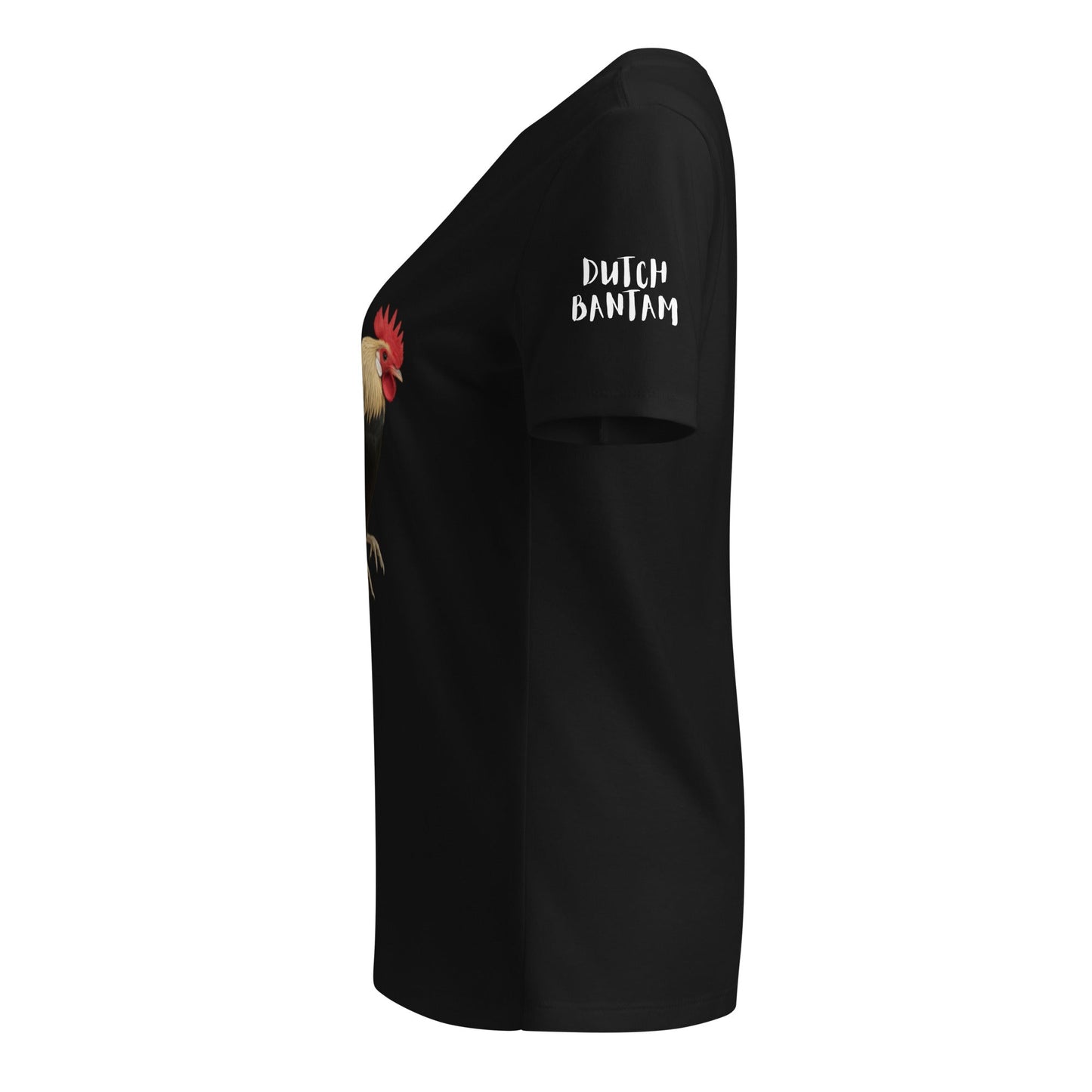 T-shirt décontracté à col en V pour femme Dutch Bantam