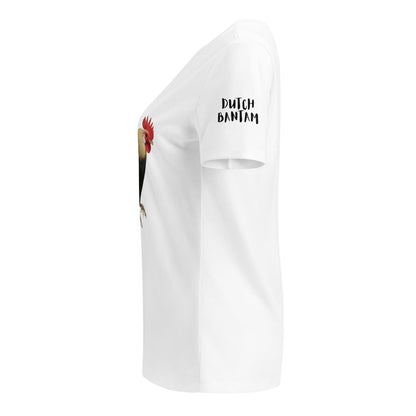 T-shirt décontracté à col en V pour femme Dutch Bantam