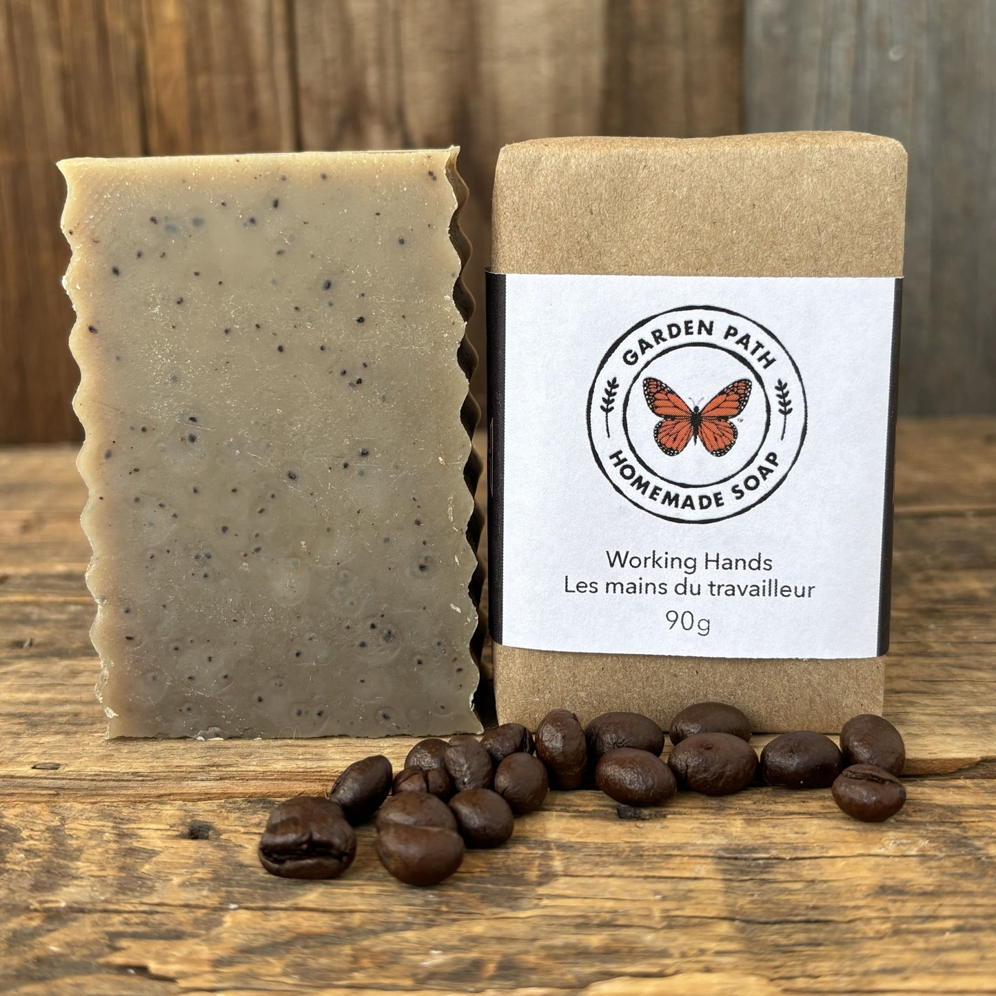 Savon en Barre Working Hands | Savon Exfoliant 100 % Naturel pour Éliminer les Odeurs et les Taches
