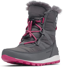 Bottes d'hiver Sorel Youth Whitney Short Lace -32F/-25F, taille 3 US pour jeune