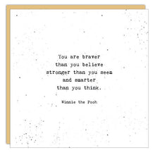 Stationery - Little Gem Card -You Are Braver
