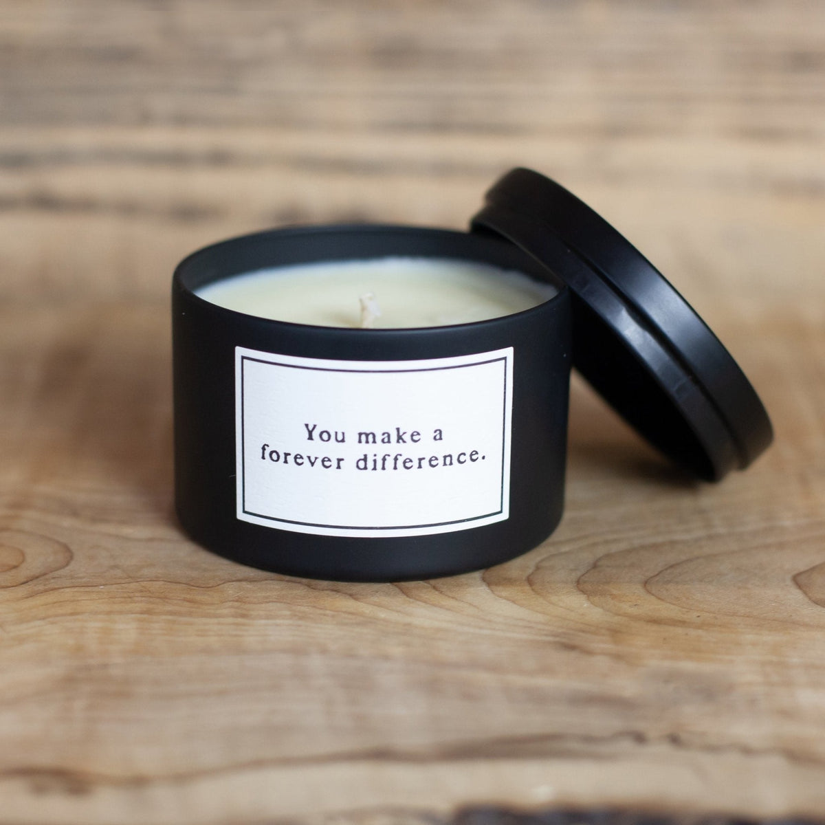 Candle - Quote - You Make A Forever Difference
