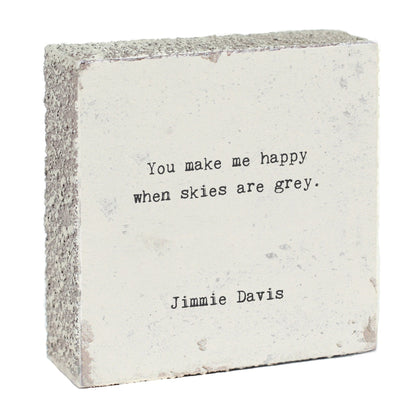 Art Block - Little Gem - You Make Me Happy (Jimmie Davis)