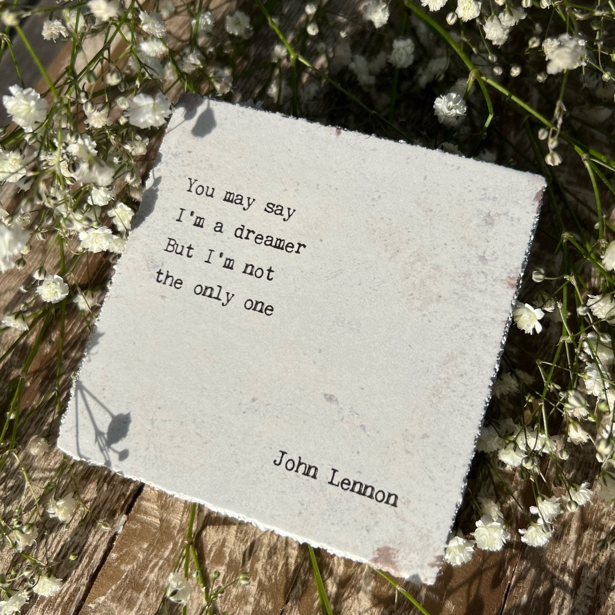 Art Block - Little Gem - You May Say I'm A Dreamer (John Lennon)