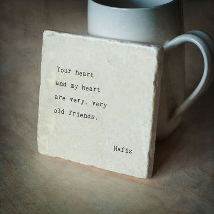 Marble Coasters - Little Gem - Your Heart (Hafiz)