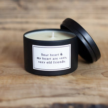 Candle - Quote - Your Heart & My Heart