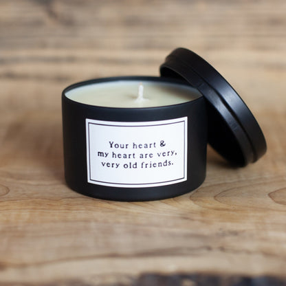 Candle - Quote - Your Heart & My Heart