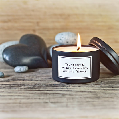Candle - Quote - Your Heart & My Heart