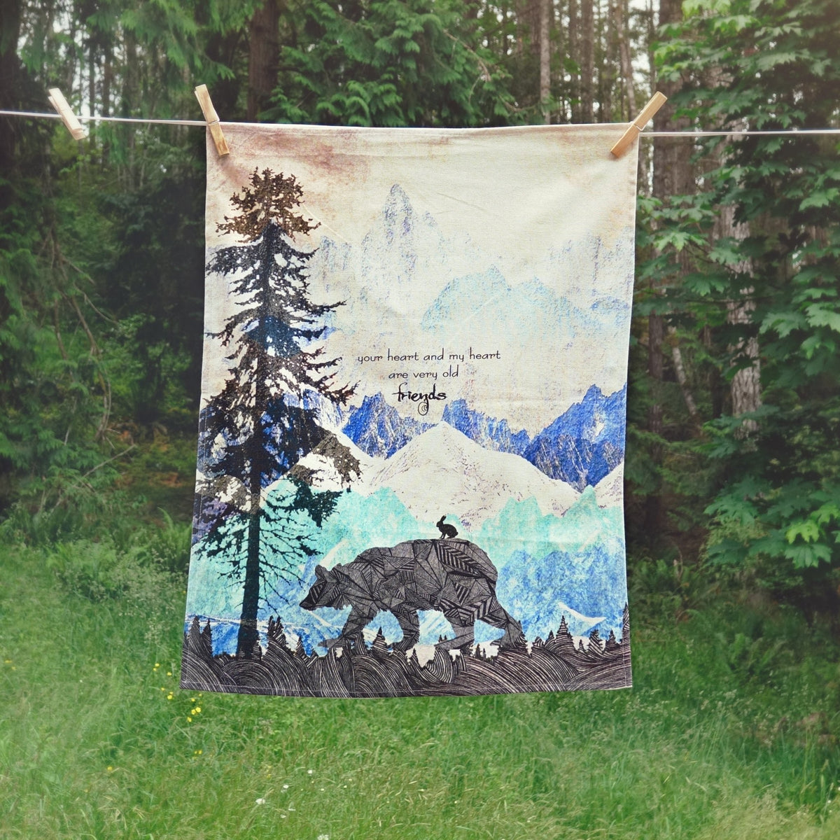Tea Towel - Lost & Found - Your Heart My Heart