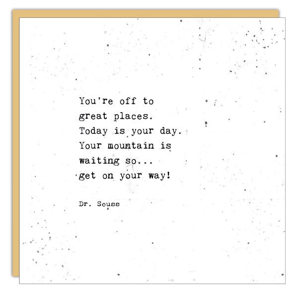 Stationery - Little Gem Card -You’re Off