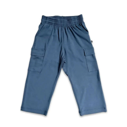 Youth Bamboo Cargo Pants | Navy