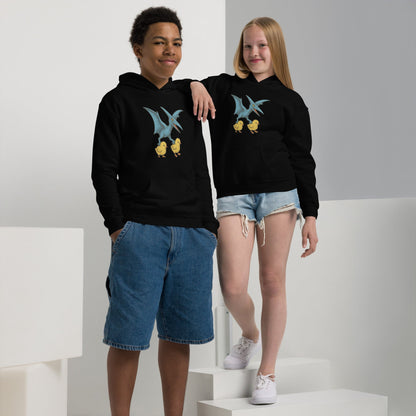 Chandail à capuchon (hoodie) épais Chickasaurous Pteropoultry Youth