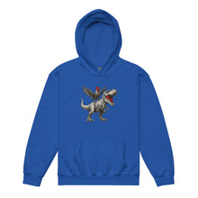 Chickasaurous Tyrannosaurs Pecks Youth lourd mélange lapin étreinte (hoodie)