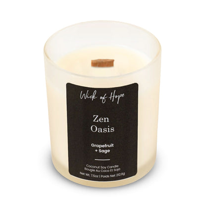 Zen Oasis Candle  | Grapefruit + Sage