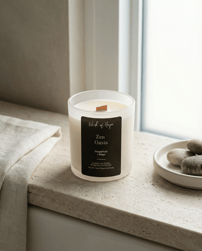 Zen Oasis Candle  | Grapefruit + Sage