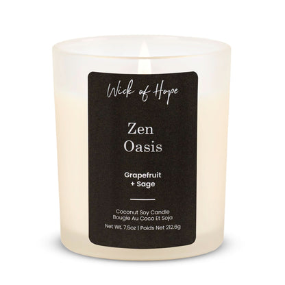 Zen Oasis Candle  | Grapefruit + Sage