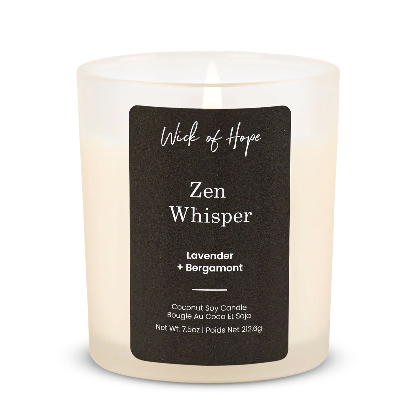Zen Whisper Candle | Lavender + Bergamot
