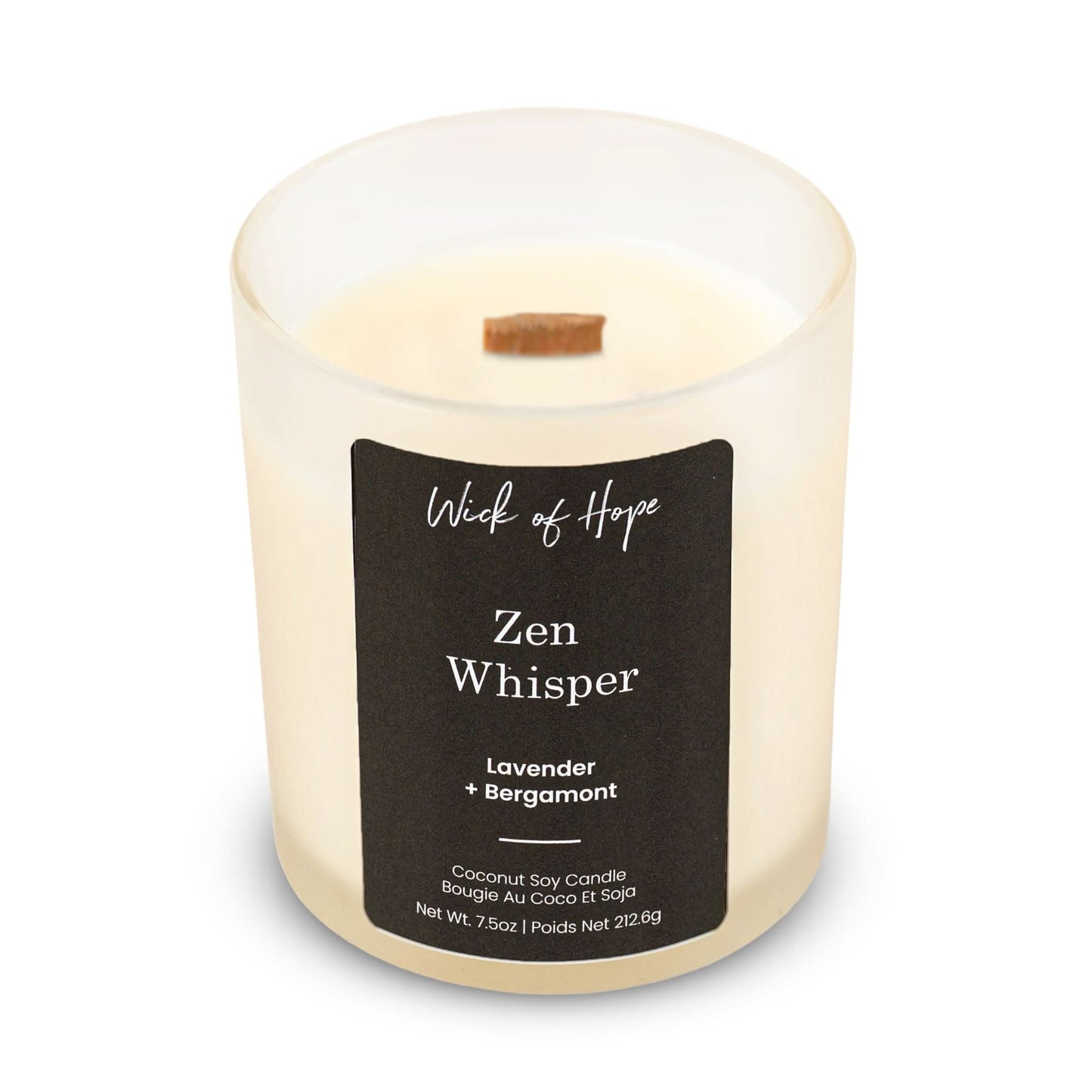 Zen Whisper Candle | Lavender + Bergamot